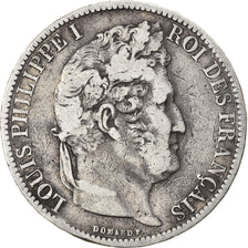 Moneta, Francja, Louis-Philippe, 5 Francs, 1831, Lille, VF(20-25), Srebro