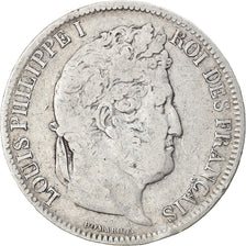 Moneta, Francia, Louis-Philippe, 5 Francs, 1831, Lille, MB, Argento, KM:745.13