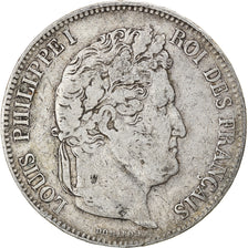 Moneta, Francia, Louis-Philippe, 5 Francs, 1834, Lille, MB, Argento, KM:749.13