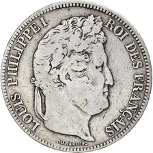 Moneta, Francia, Louis-Philippe, 5 Francs, 1834, Lille, MB, Argento, KM:749.13