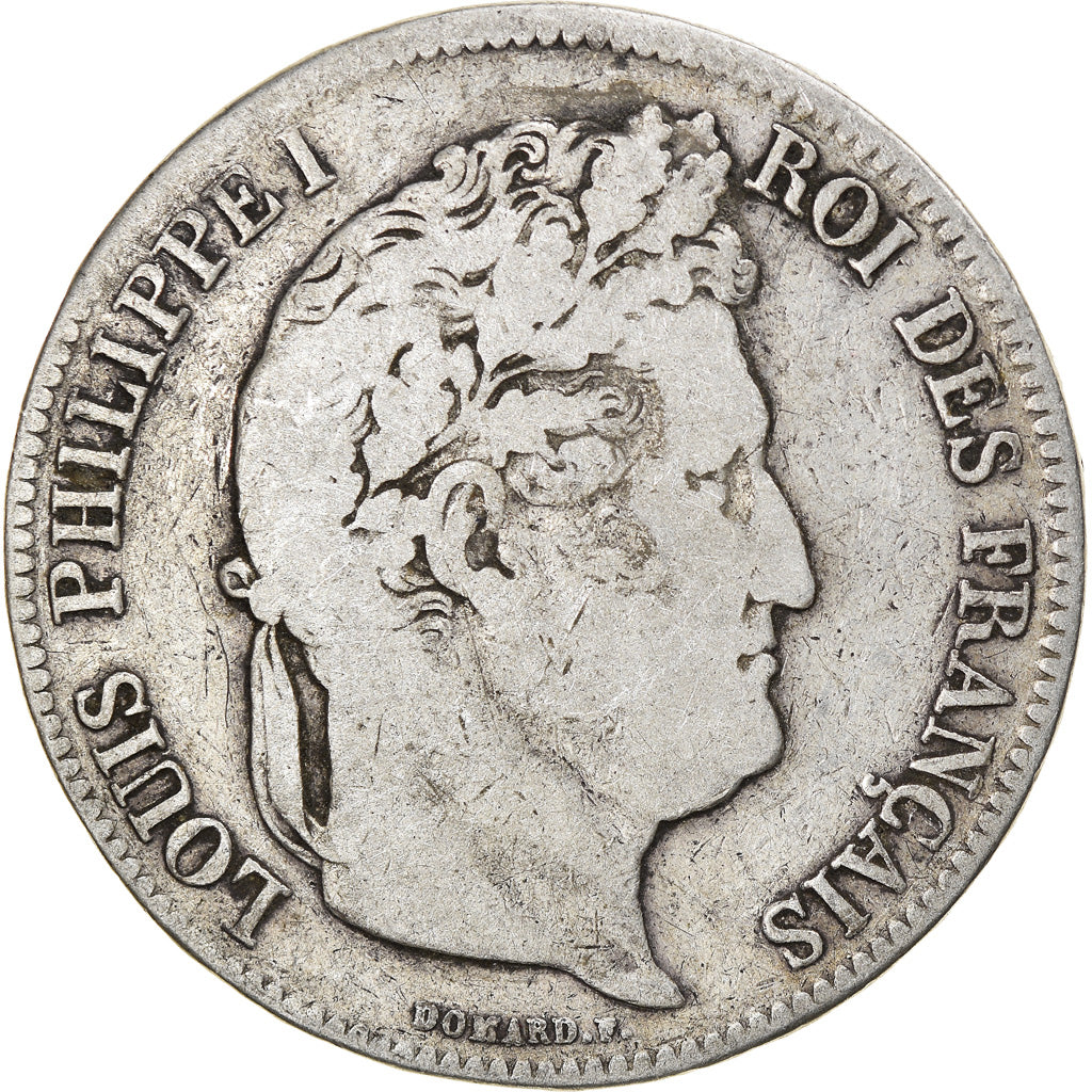 Monnaie, France, Louis-Philippe, 5 Francs, 1838, Lille, TB, Argent, Gadoury:678