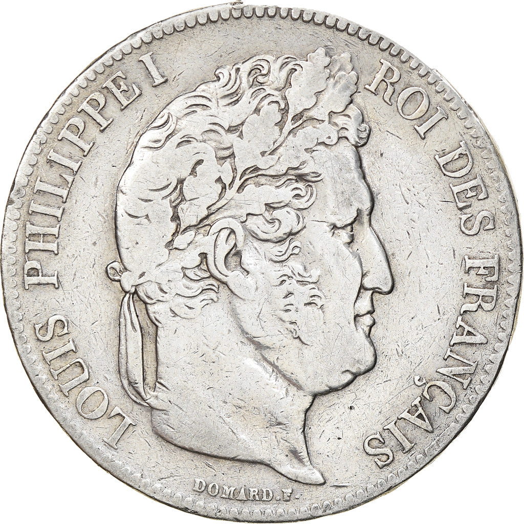 Munten, Frankrijk, Louis-Philippe, 5 Francs, 1838, Lille, FR, Zilver, KM:749.13
