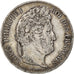 Moneta, Francia, Louis-Philippe, 5 Francs, 1838, Lille, MB+, Argento, KM:749.13