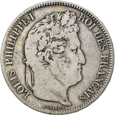 Moneta, Francia, Louis-Philippe, 5 Francs, 1841, Lille, MB, Argento, KM:749.13