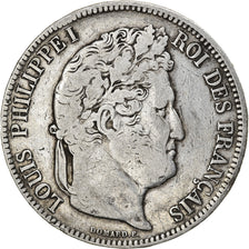 Munten, Frankrijk, Louis-Philippe, 5 Francs, 1841, Lille, FR, Zilver, KM:749.13