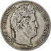 Moeda, França, Louis-Philippe, 5 Francs, 1841, Lille, VF(20-25), Prata