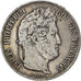 Moneta, Francia, Louis-Philippe, 5 Francs, 1841, Lille, MB+, Argento, KM:749.13