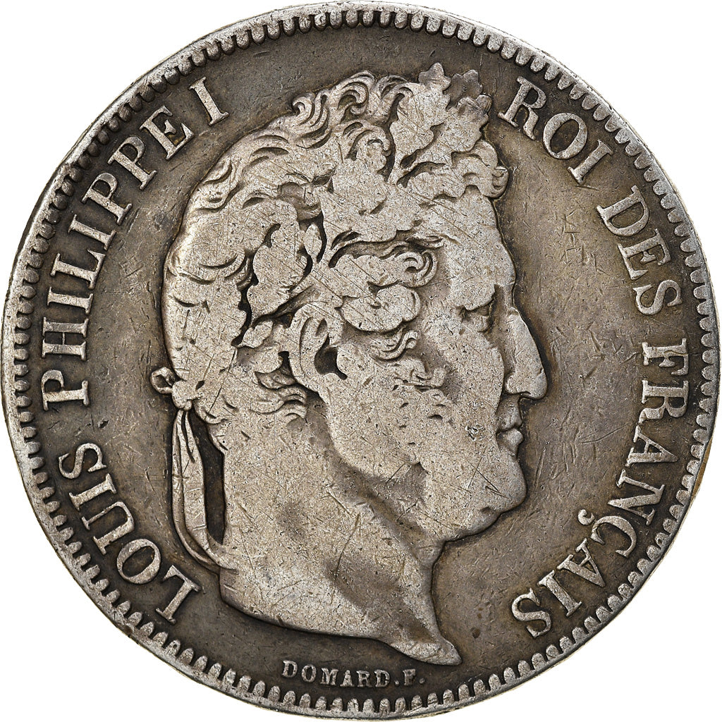 Münze, Frankreich, Louis-Philippe, 5 Francs, 1842, Lille, S, Silber, KM:749.13