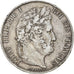 Moneta, Francia, Louis-Philippe, 5 Francs, 1844, Lille, MB, Argento, KM:749.13