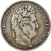 Moeda, França, Louis-Philippe, 5 Francs, 1845, Lille, VF(30-35), Prata