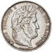 Moneta, Francia, Louis-Philippe, 5 Francs, 1845, Lille, BB, Argento, KM:749.13