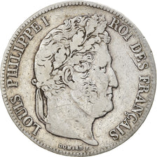 Monnaie, France, Louis-Philippe, 5 Francs, 1840, Rouen, TB, Argent, Gadoury:678