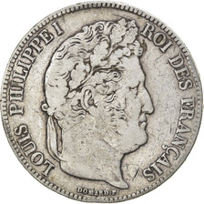 Münze, Frankreich, Louis-Philippe, 5 Francs, 1839, Rouen, S, Silber, KM:749.2