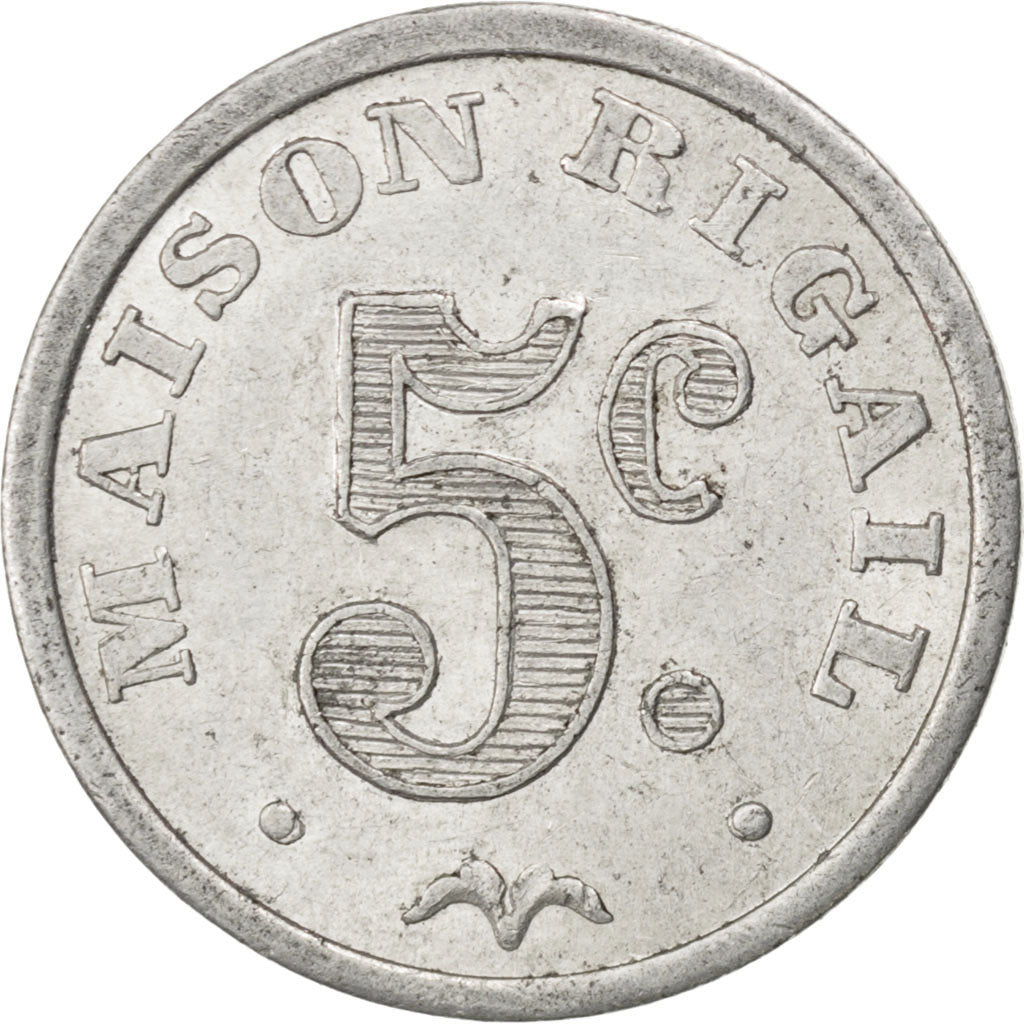 France, 5 Centimes, EF(40-45), Aluminium, Elie #10.1, 1.15