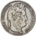 Moneta, Francia, Louis-Philippe, 5 Francs, 1834, Rouen, MB, Argento, KM:749.2