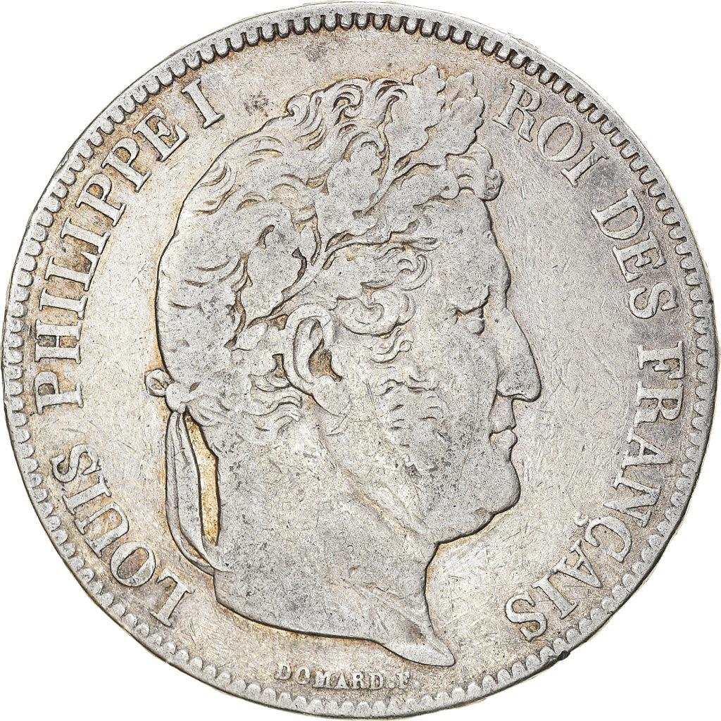 Münze, Frankreich, Louis-Philippe, 5 Francs, 1832, Rouen, S, Silber, KM:749.2