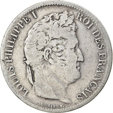 Coin, France, Louis-Philippe, 5 Francs, 1831, Rouen, VF(20-25), Silver