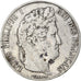 Coin, France, Louis-Philippe, 5 Francs, 1844, Strasbourg, VF(20-25), Silver