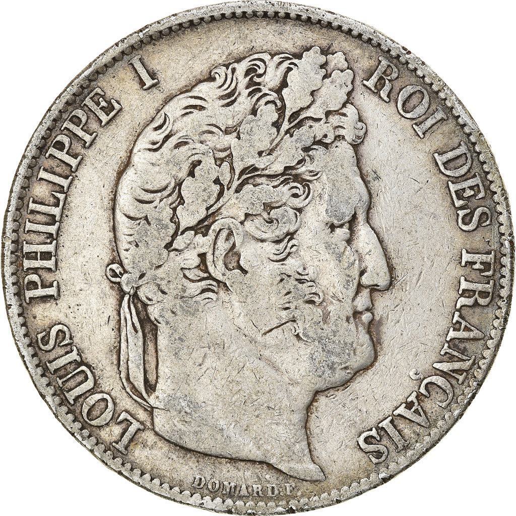 Coin, France, Louis-Philippe, 5 Francs, 1846, Strasbourg, VF(20-25), Silver