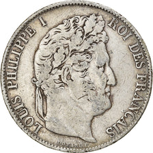 Coin, France, Louis-Philippe, 5 Francs, 1846, Strasbourg, VF(20-25), Silver