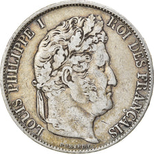 Munten, Frankrijk, Louis-Philippe, 5 Francs, 1847, Strasbourg, FR+, Zilver