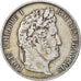 Munten, Frankrijk, Louis-Philippe, 5 Francs, 1847, Strasbourg, FR+, Zilver