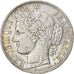Moeda, França, Cérès, 5 Francs, 1850, Strasbourg, VF(30-35), Prata, KM:761.2