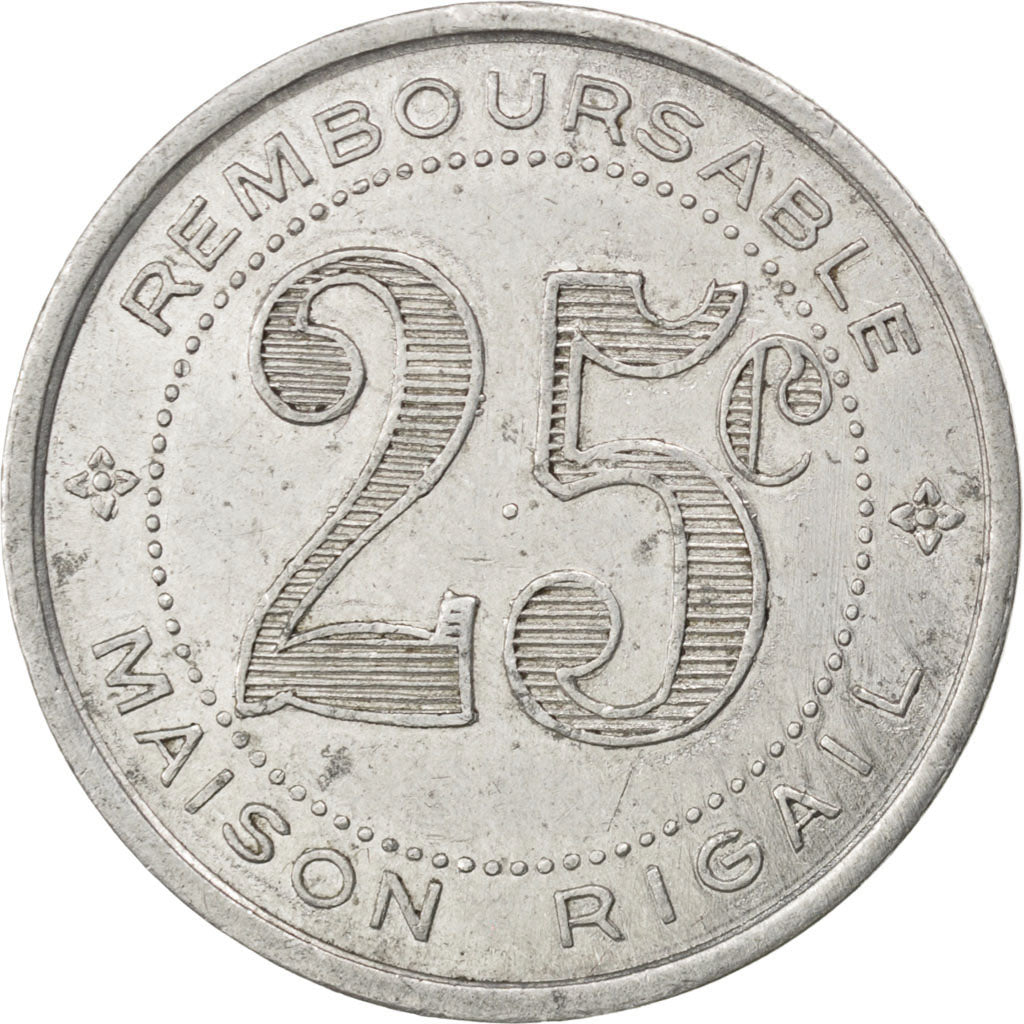 France, 25 Centimes, EF(40-45), Aluminium, Elie #10.3c, 2.06