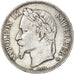 Moneta, Francia, Napoléon III, 5 Francs, 1868, Strasbourg, BB, Argento