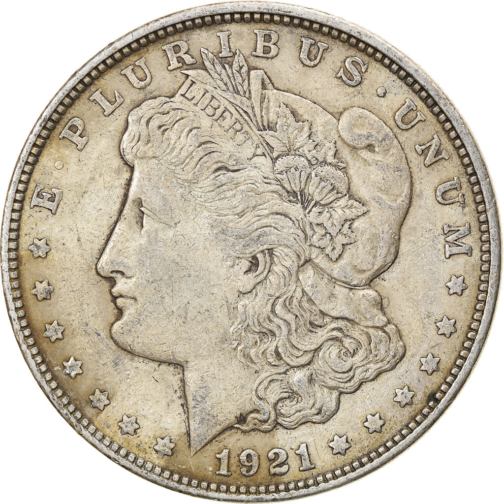Moneta, Stati Uniti, Morgan Dollar, Dollar, 1921, U.S. Mint, Denver, BB