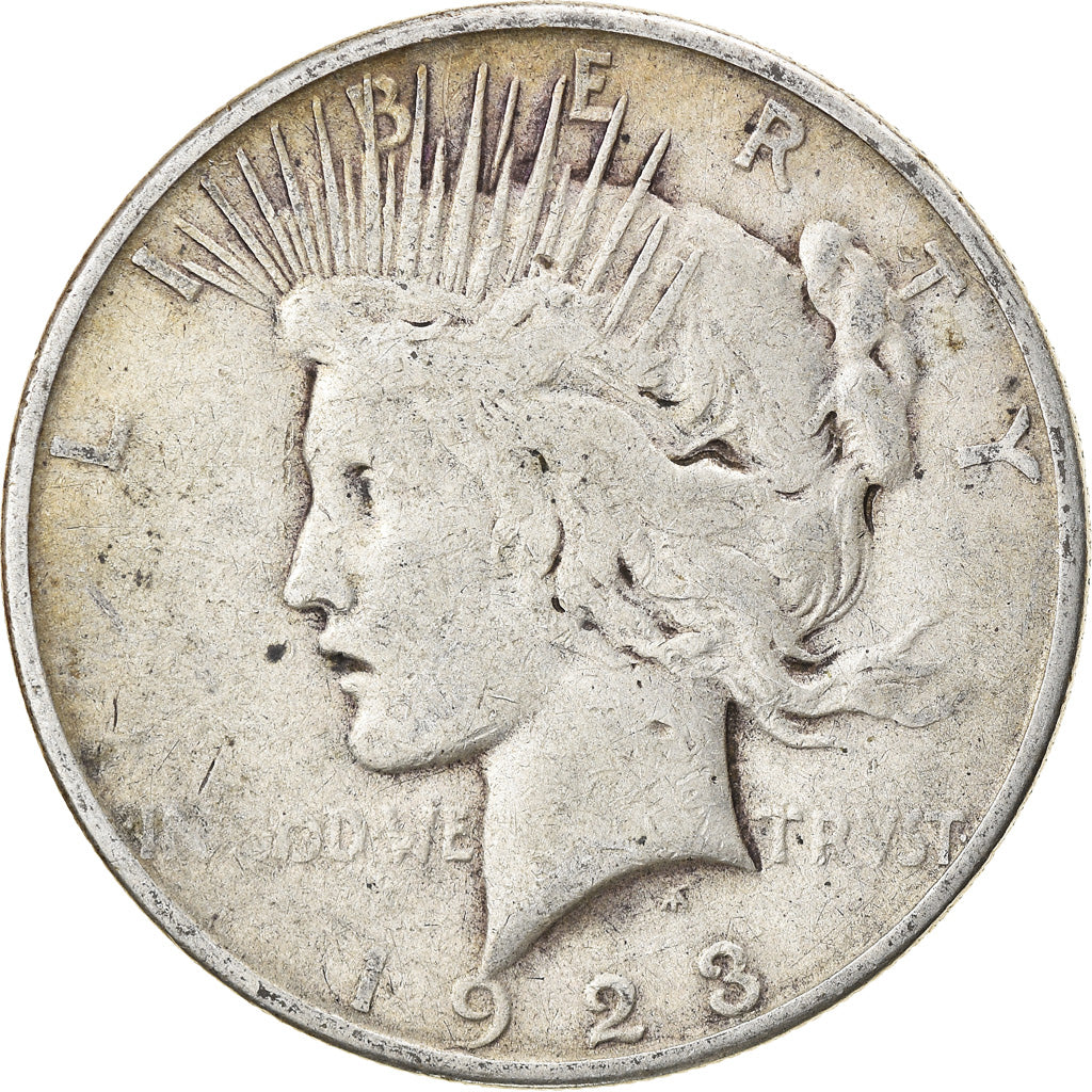 Moneta, Stati Uniti, Peace Dollar, Dollar, 1923, U.S. Mint, San Francisco, MB