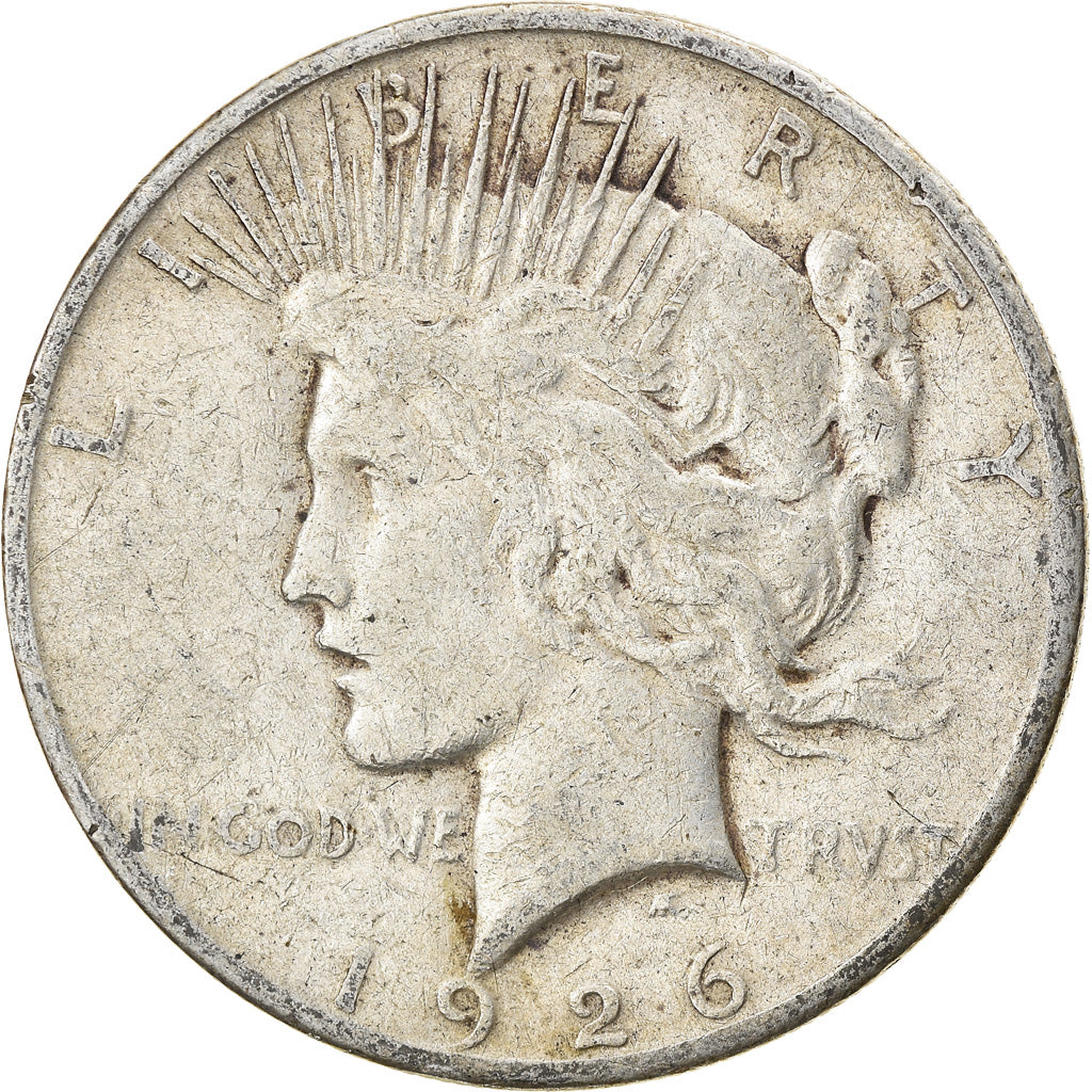 Moneta, Stati Uniti, Peace Dollar, Dollar, 1926, U.S. Mint, San Francisco, MB