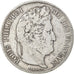 Moneta, Francia, Louis-Philippe, 5 Francs, 1834, Bordeaux, MB, Argento