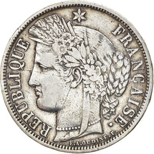 Moneta, Francia, Cérès, 5 Francs, 1870, Bordeaux, MB+, Argento, KM:818.2
