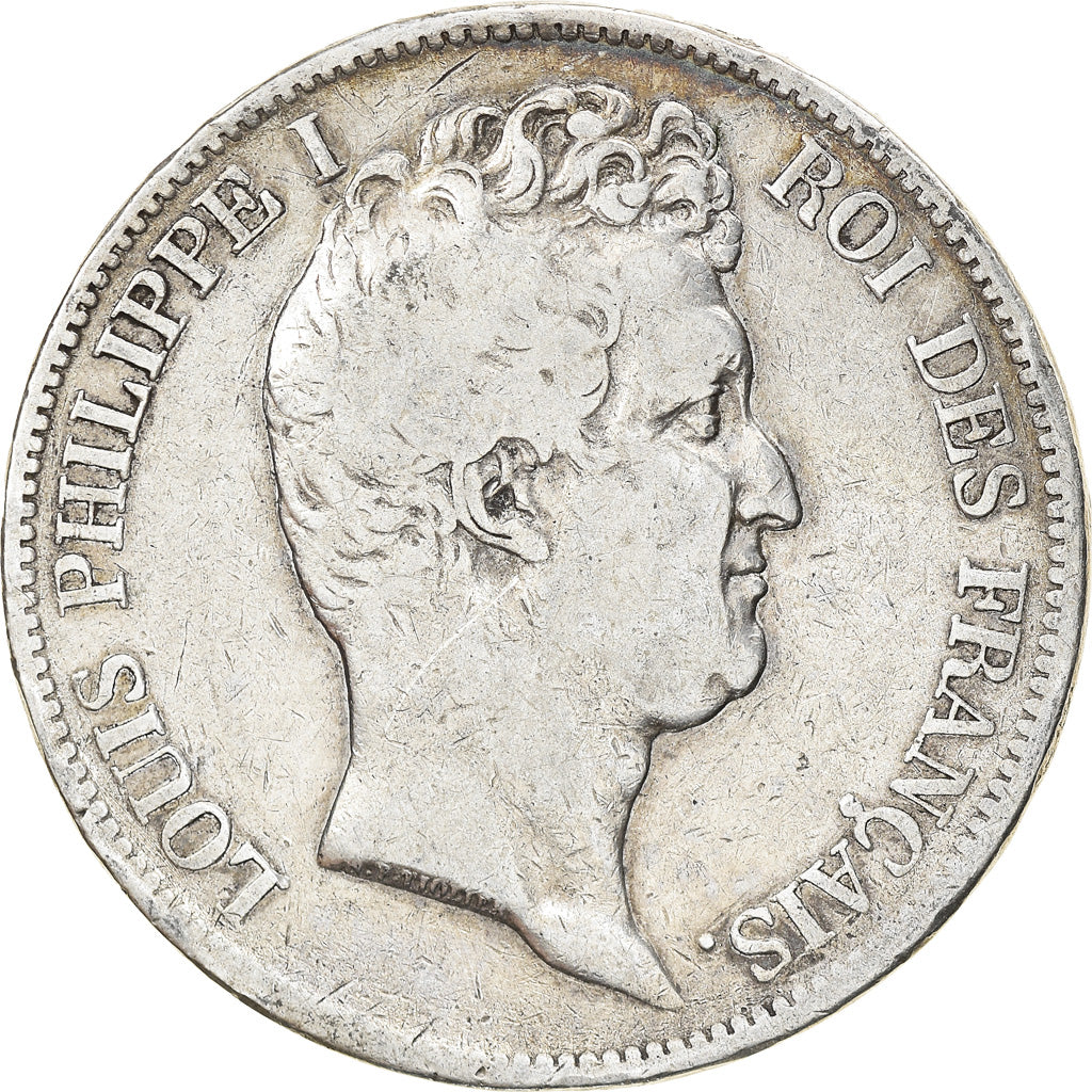 Munten, Frankrijk, Louis-Philippe, 5 Francs, 1830, Paris, FR, Zilver, KM:736.1