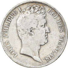 Munten, Frankrijk, Louis-Philippe, 5 Francs, 1830, Paris, FR, Zilver, KM:736.1