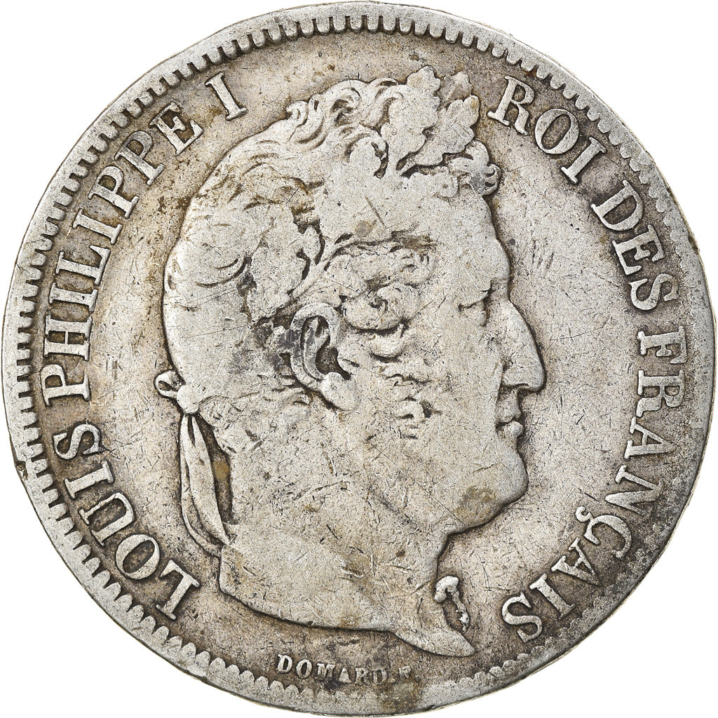 Coin, France, Louis-Philippe, 5 Francs, 1831, Paris, VF(20-25), Silver