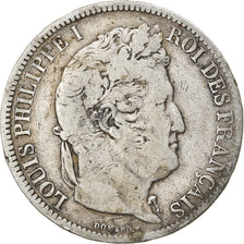 Coin, France, Louis-Philippe, 5 Francs, 1831, Paris, VF(20-25), Silver