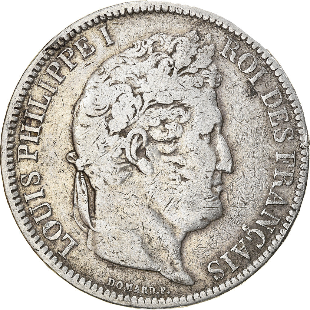 Coin, France, Louis-Philippe, 5 Francs, 1831, Paris, VF(20-25), Silver