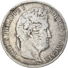 Coin, France, Louis-Philippe, 5 Francs, 1831, Paris, VF(20-25), Silver