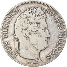 Munten, Frankrijk, Louis-Philippe, 5 Francs, 1833, Paris, FR, Zilver, KM:749.1