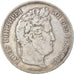 Moneda, Francia, Louis-Philippe, 5 Francs, 1833, Paris, BC+, Plata, KM:749.1