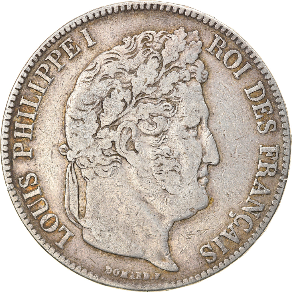 Munten, Frankrijk, Louis-Philippe, 5 Francs, 1834, Paris, FR+, Zilver, KM:749.1
