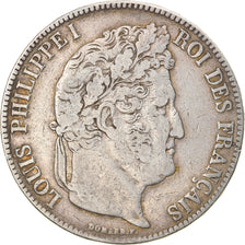 Munten, Frankrijk, Louis-Philippe, 5 Francs, 1834, Paris, FR+, Zilver, KM:749.1