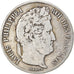Moeda, França, Louis-Philippe, 5 Francs, 1837, Paris, VF(20-25), Prata