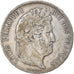 Monnaie, France, Louis-Philippe, 5 Francs, 1837, Paris, TB, Argent, Gadoury:678