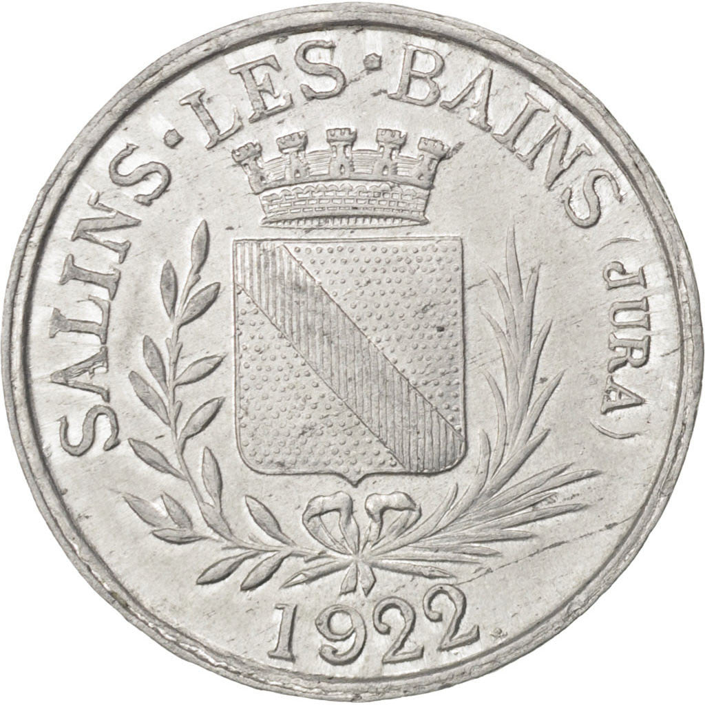 France, 5 Centimes, 1922, AU(50-53), Aluminium, Elie #10.1, 0.78