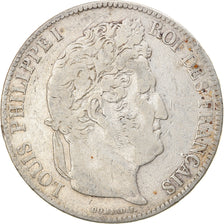 Monnaie, France, Louis-Philippe, 5 Francs, 1839, Paris, TB, Argent, Gadoury:678
