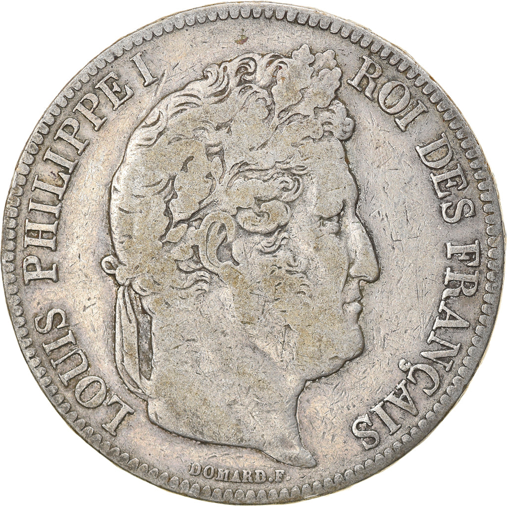 Monnaie, France, Louis-Philippe, 5 Francs, 1840, Paris, TB, Argent, Gadoury:678