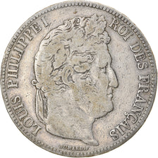 Monnaie, France, Louis-Philippe, 5 Francs, 1840, Paris, TB, Argent, Gadoury:678